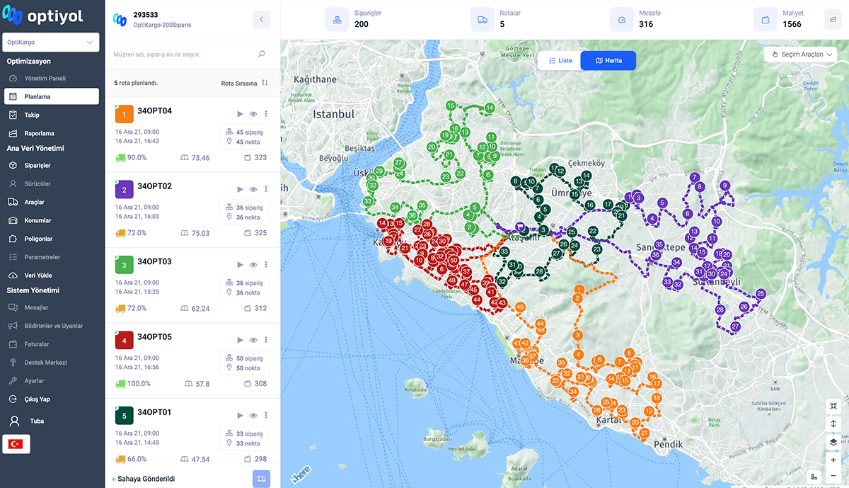 Dinamik Rota Optimizasyonu