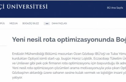 Mezun Röportajı: Yeni Nesil Rota Optimizasyonu